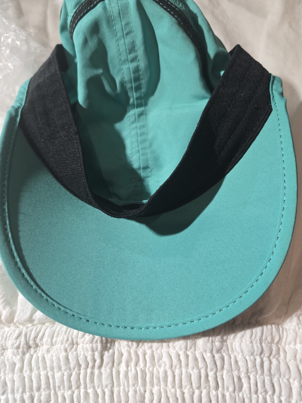 ​Nike Featherlight Dri-Fit Run Hat Teal Green Streetwear Unisex One Size - Picture 6 of 7